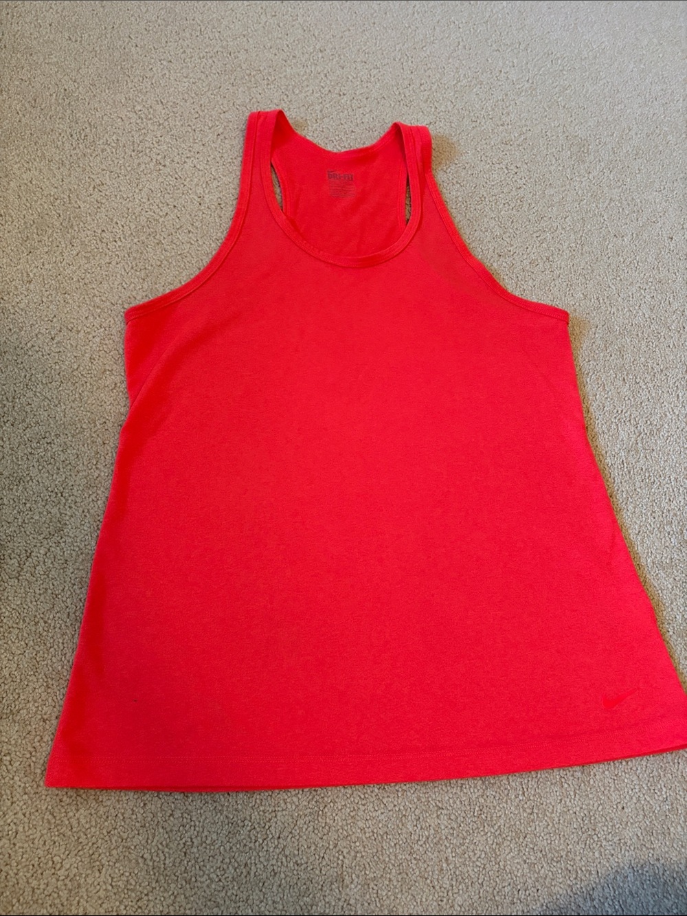 Nike Dri-Fit Women's Racerback Tank Top - Bright Coral Pink